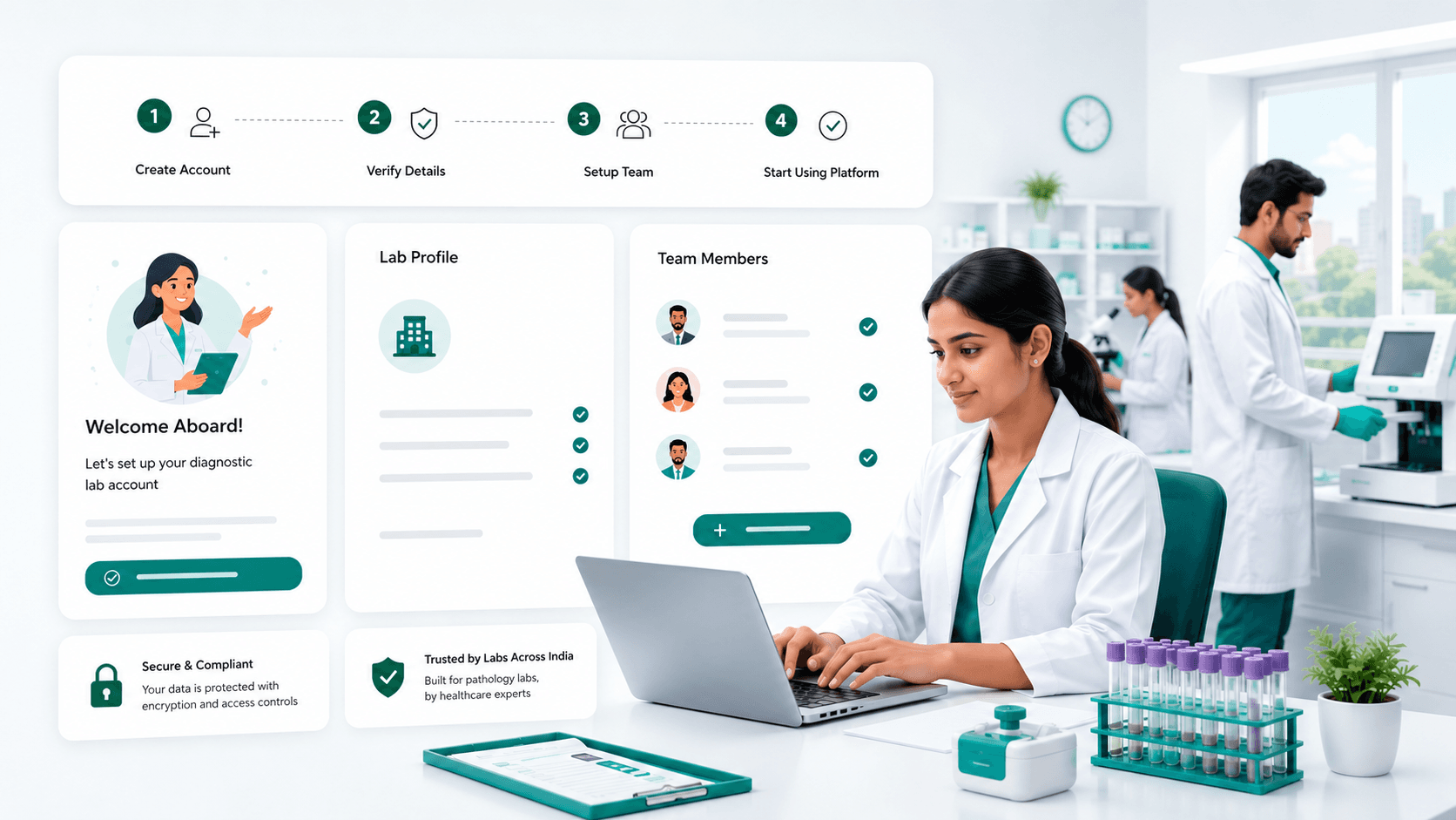 Quick onboarding for your lab team